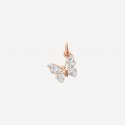 Dodo - Ciondolo Farfalla Prezioso - Oro Rosa - Diamanti