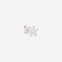 Dodo - Orecchino Stellina Prezioso - Oro Bianco - Diamanti
