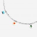 Dodo - Set Piastrine Wwf - Argento 925 - Smalto Colorato