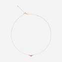 Dodo - Collana Bollicine - Oro Rosa - Zaffiro, Rubino, Ametista
