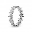 DAISY SILVER RING WITH CUBIC Z