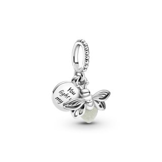 Charm Pendente Lucciola che si Illumina al Buio