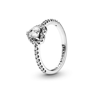 Anello Cuore in Rilievo