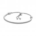 Bracciale Pandora Moments Con Maglia Snake E Chiusura Regolabile