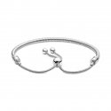Bracciale Pandora Moments Con Maglia Snake E Chiusura Regolabile