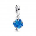 Charm Albero della Vita Vetro di Murano Blu