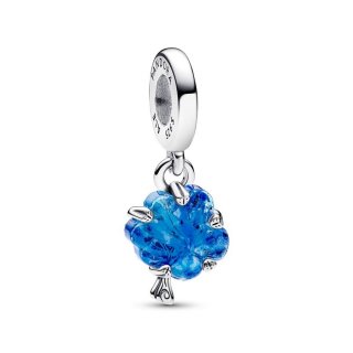 Charm Albero della Vita Vetro di Murano Blu