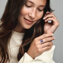Anello Herbarium Fiore Blu