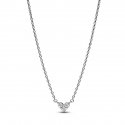 Collana Cuore con Tre Pietre