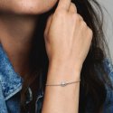 Bracciale a Catena con Punto Luce Goccia