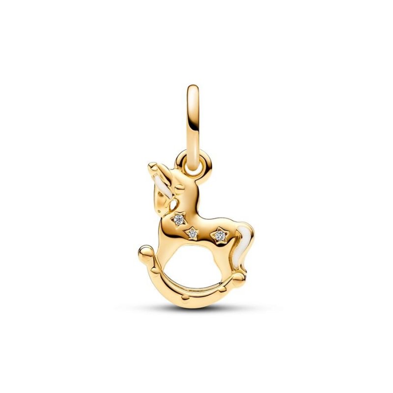 Charm Pendente Unicorno a Dondolo