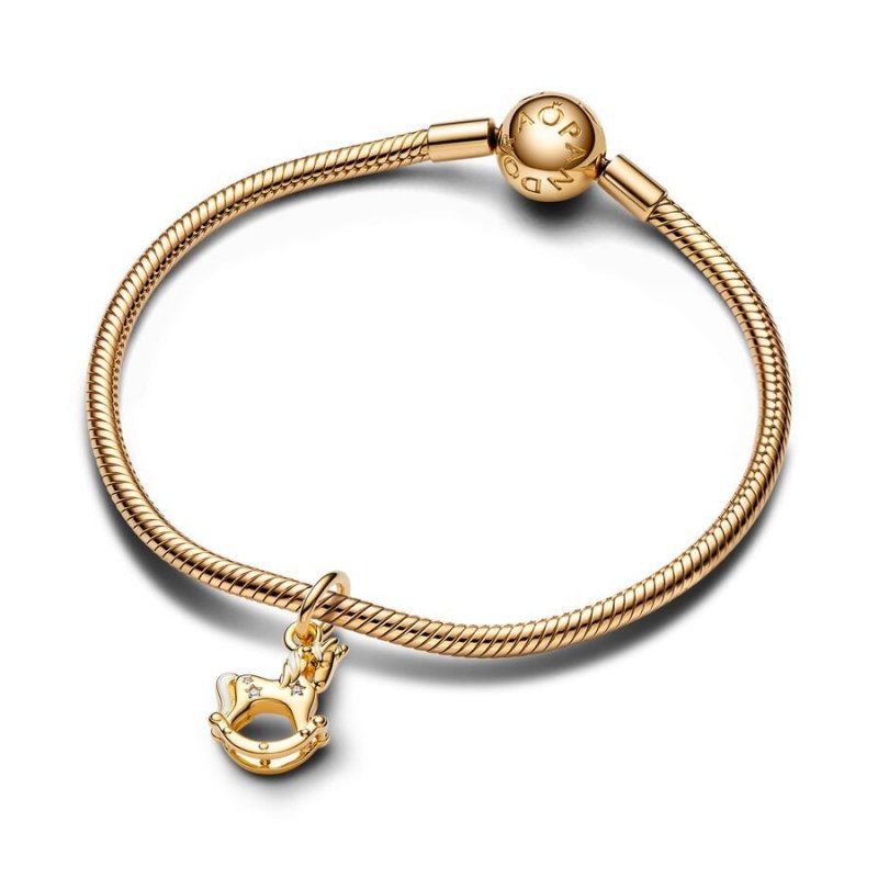 Charm Pendente Unicorno a Dondolo