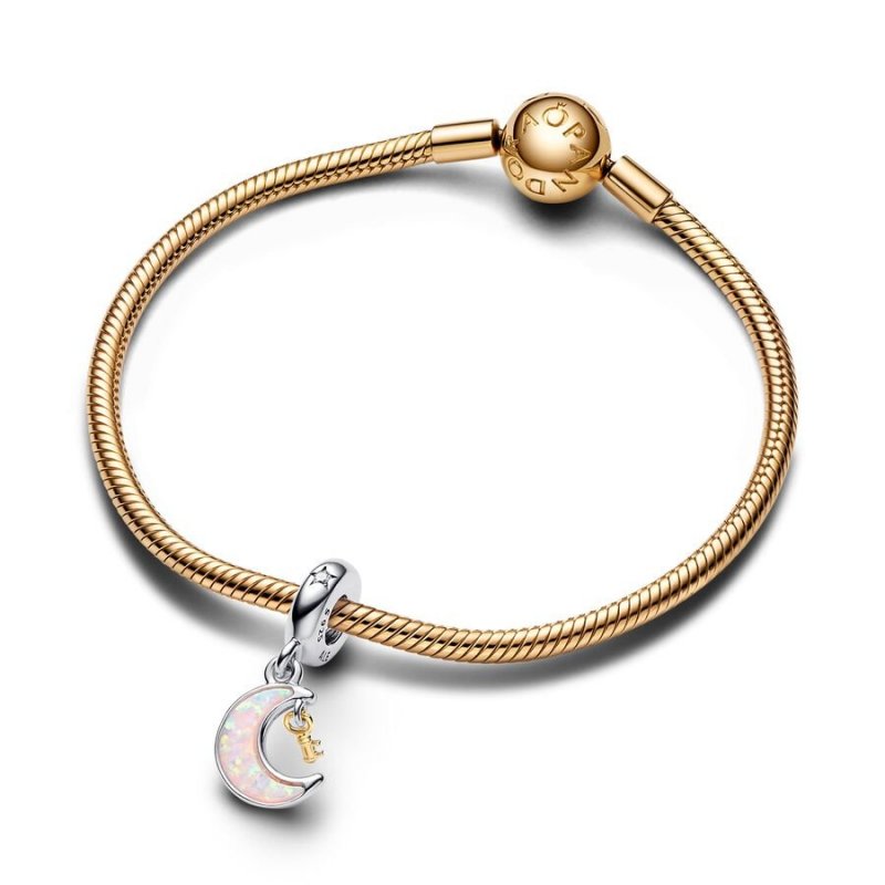Charm Pendente Chiave della Luna