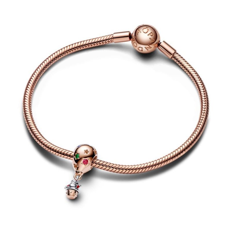 Charm Babbo Natale in Mongolfiera