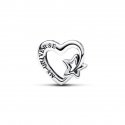 Charm Openwork Cuore con Stella