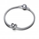 Charm Openwork Cuore con Stella