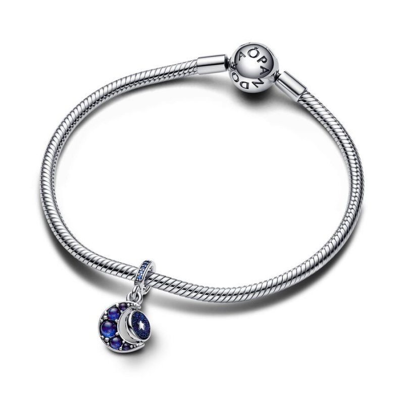Charm Pendente Luna Girevole