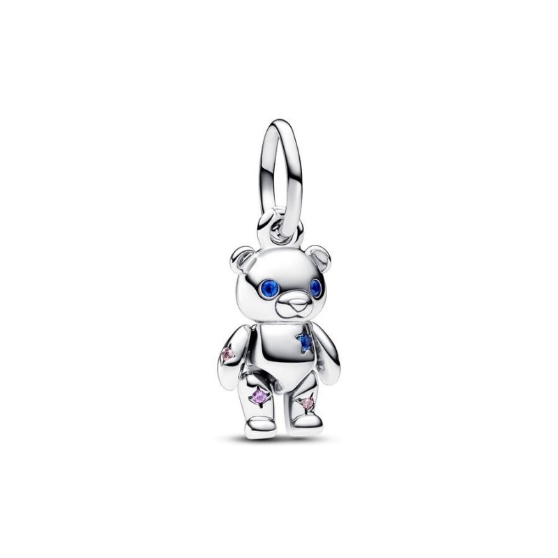 Charm Pendente Orsetto Teddy con Zampe Mobili