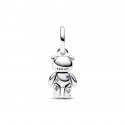 Charm Pendente Orsetto Teddy con Zampe Mobili