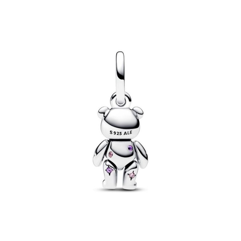 Charm Pendente Orsetto Teddy con Zampe Mobili