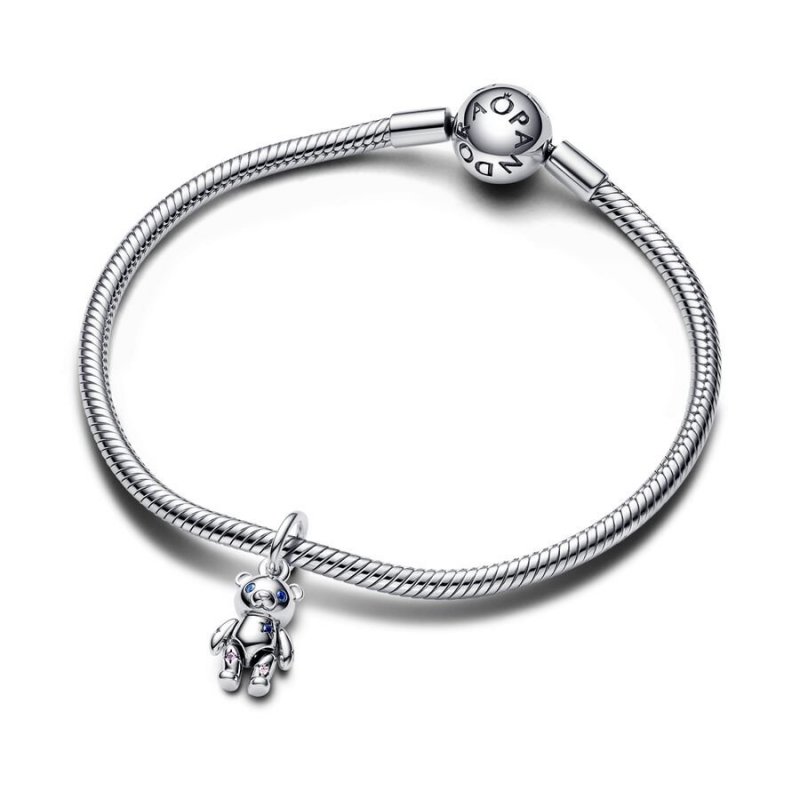 Charm Pendente Orsetto Teddy con Zampe Mobili