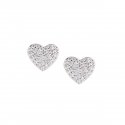 Orecchini Diamonds Cuori Pavè