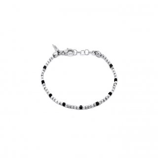 Giovanni Raspini - Bracciale Dadini - Argento E Onice