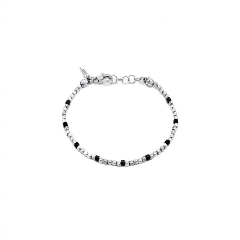 Giovanni Raspini - Bracciale Dadini - Argento E Onice