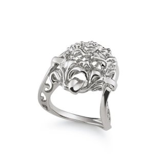 Gerardo Sacco - Anello Con Maschera - Argento