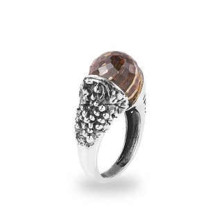 Gerardo Sacco - Anello Argento - Zirconia Sfaccettata