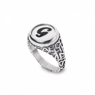 Gerardo Sacco - Anello Lettera G - Argento