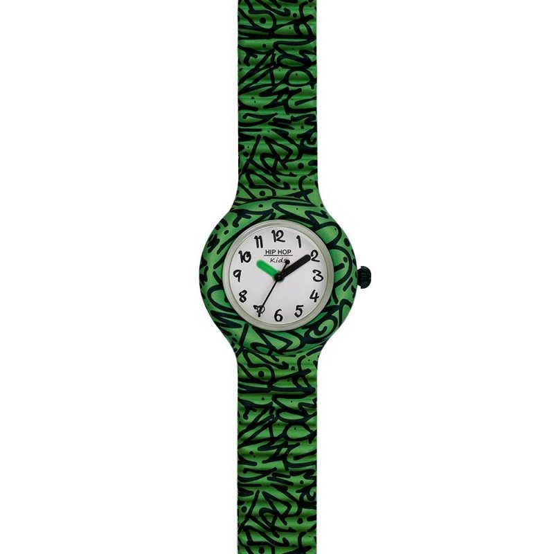 Hip Hop - Kids Funfluo Green - Orologio Bambini - Verde