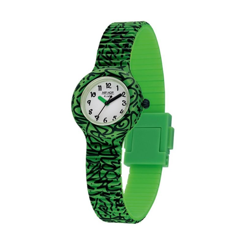 Hip Hop - Kids Funfluo Green - Orologio Bambini - Verde