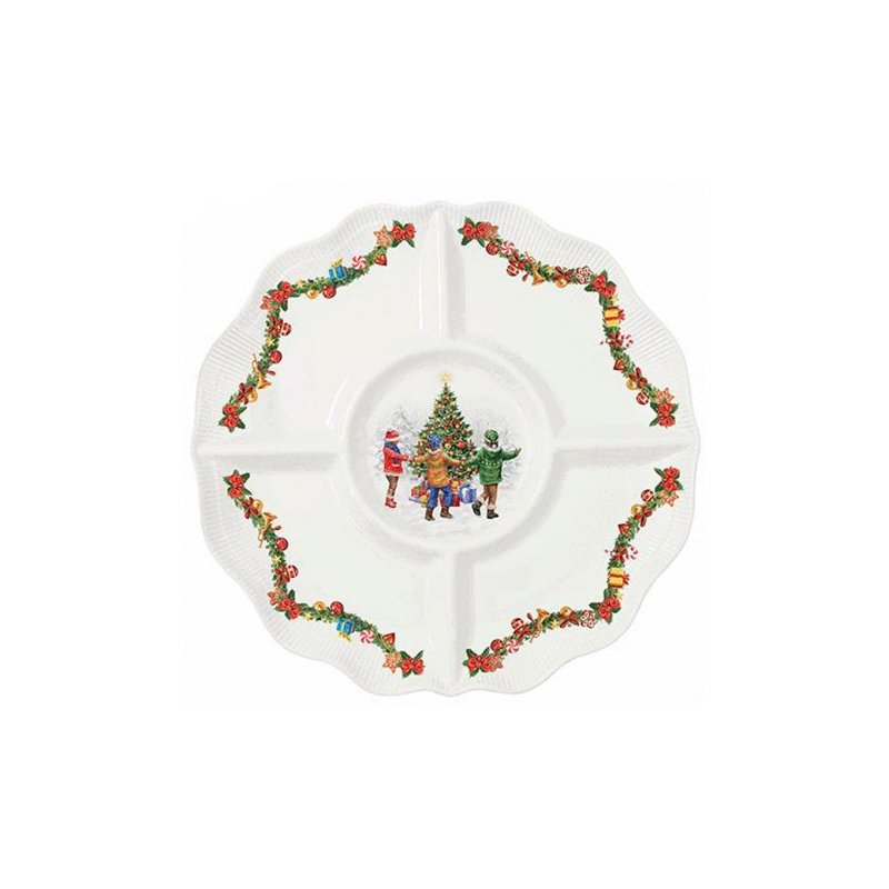 Easy Life - Piatto Antipasto 30 Cm - Porcellana - Bianco