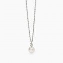 Girocollo In Acciaio 316L Perle Conchiglia Cristal