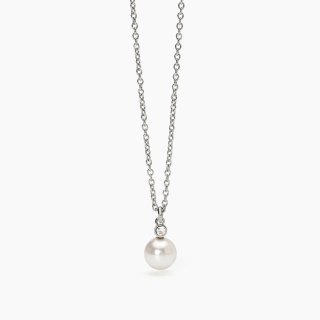Girocollo In Acciaio 316L Perle Conchiglia Cristal