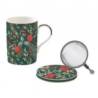 Easy Life - Tazza Christmas Joy - 350 Ml - Coperchio