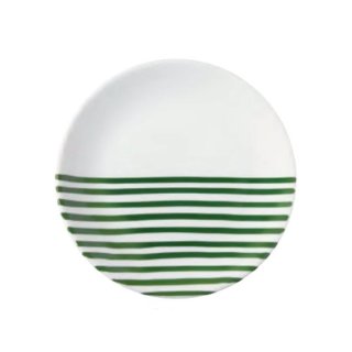 Easy Life - Set 6 Piatti In Ceramica - Verde Linee