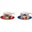 Easy Life - Set Tazze Bauhaus - Porcellana - 240Ml