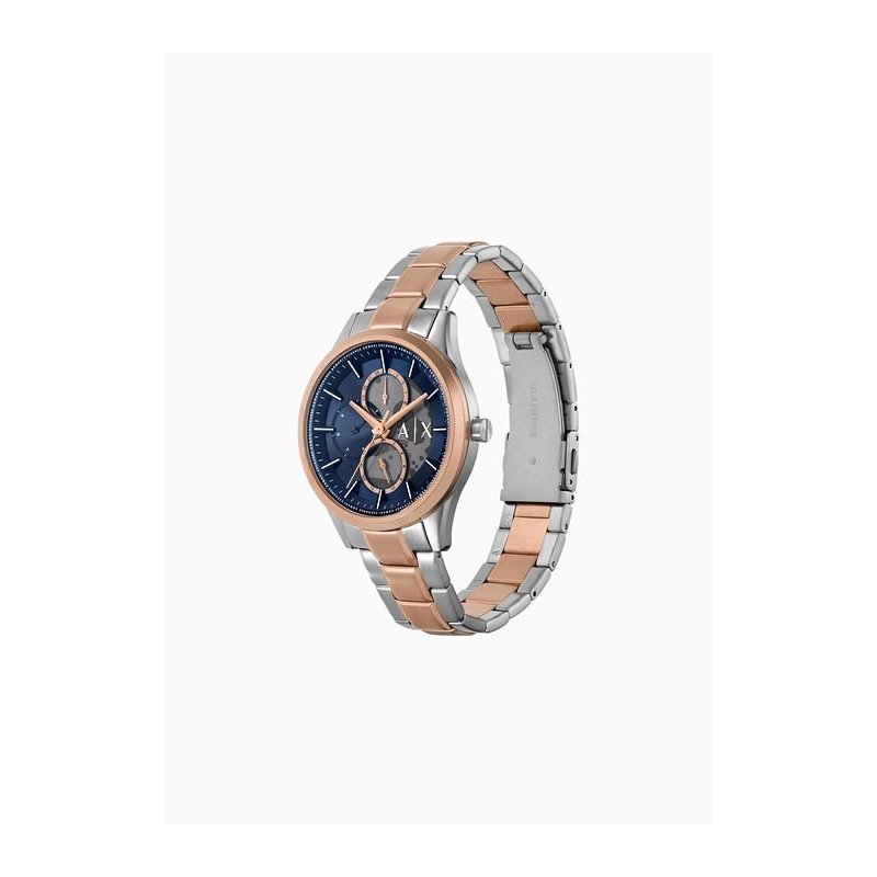Orologio Multif Zione In Acciaio Inossidabile Bicolore