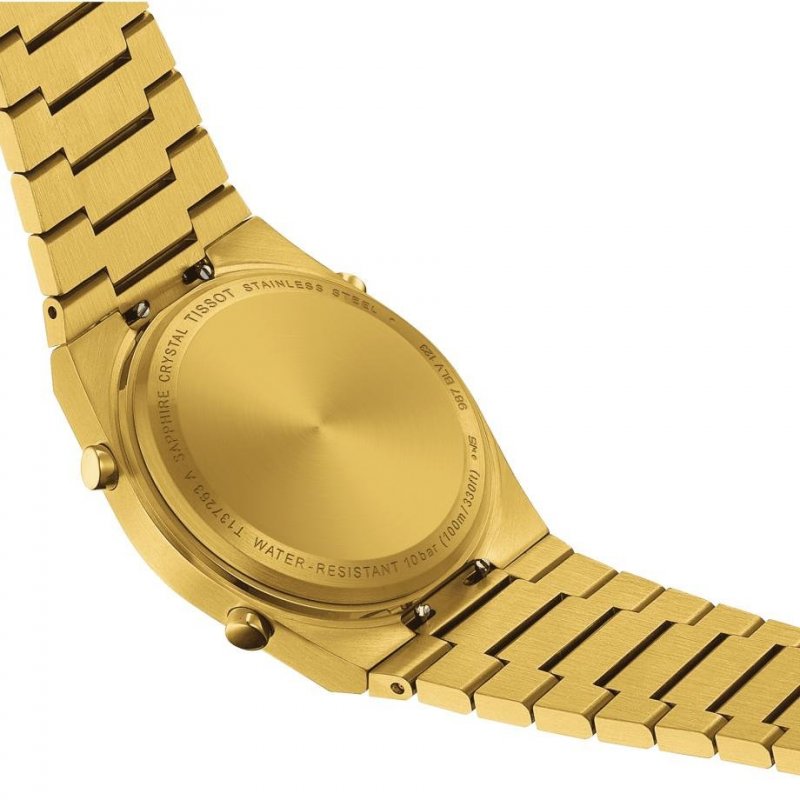 Tissot - Prx Digital 35 Mm - Acciaio - Oro