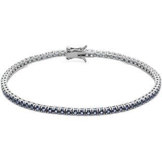 Bracciale Tennis Uomo Argento 925 Gioiello Comete Tennis