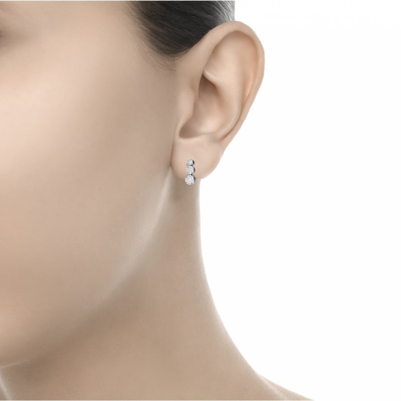 ORECCHINI TRILOGY FACE ROUND,