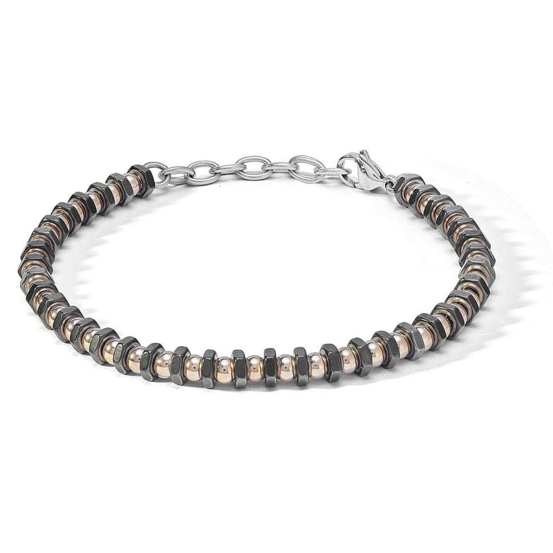 Bracciale Uomo Gioielli Comete District Ubr 1168