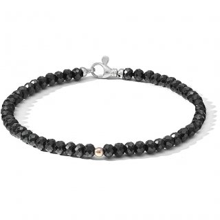 Bracciale Uomo Gioielli Comete Black Star Ubr 1175