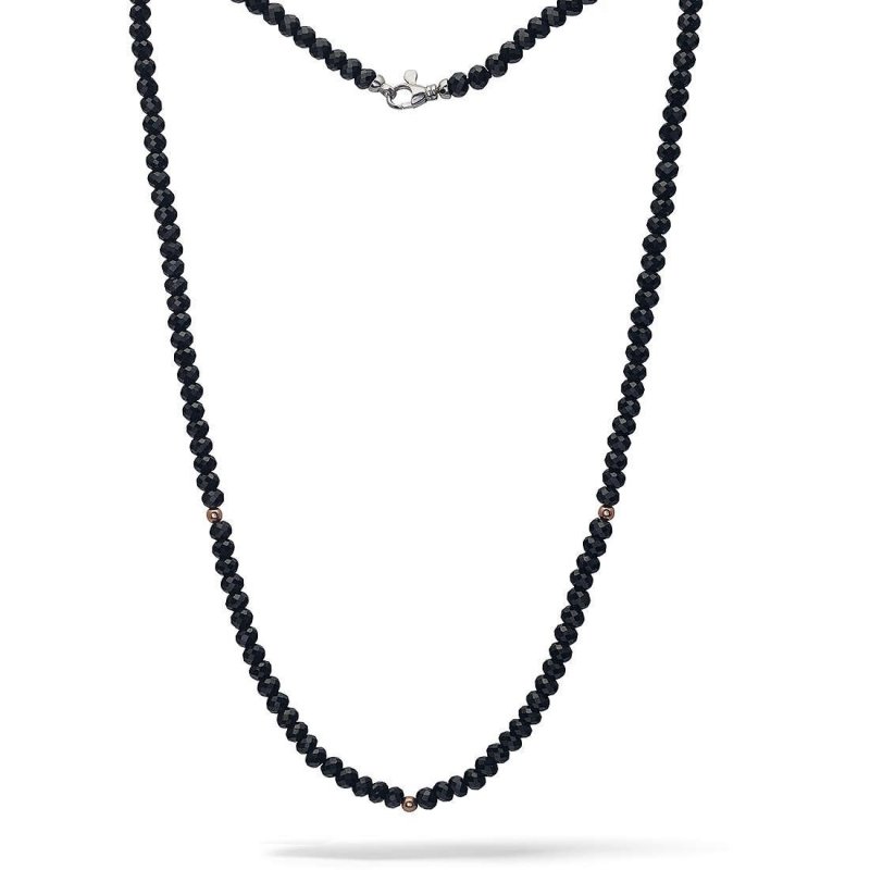 Collana Uomo Gioielli Comete Black Star Ugl 739