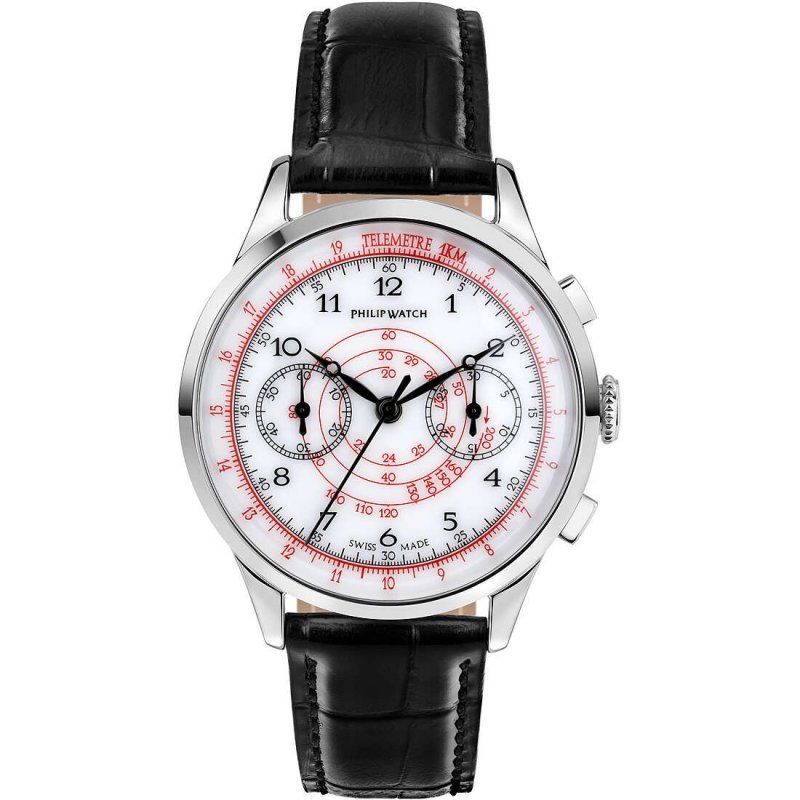 Philip Watch - Orologio Solo Tempo - Acciaio - Quadrante Bianco