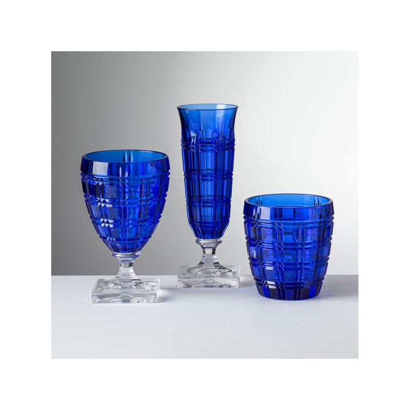 Bicchiere di vetro Blue