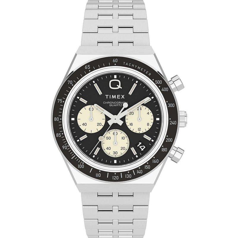 Timex - Orologio Cronografo Uomo - Acciaio - Nero