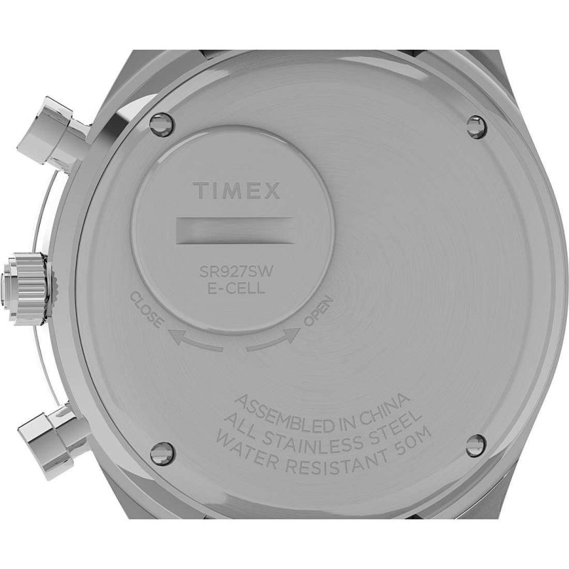 Timex - Orologio Cronografo Uomo - Acciaio - Nero